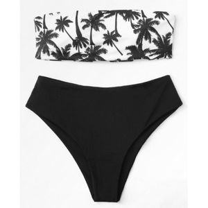 Palm Tree Bandeau Bikini